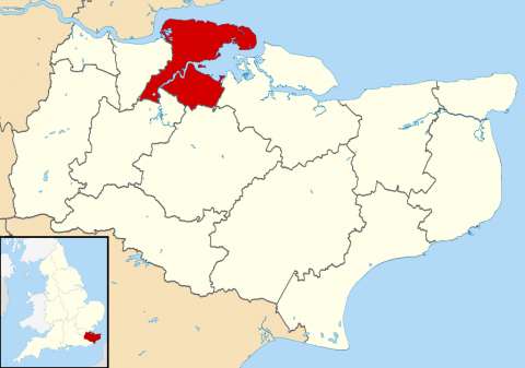Map of Medway